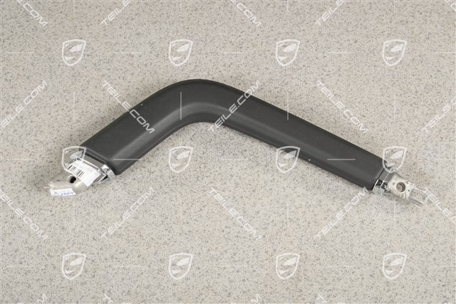 Haltergriff mittelkonsole, Leder, Schwarz, L