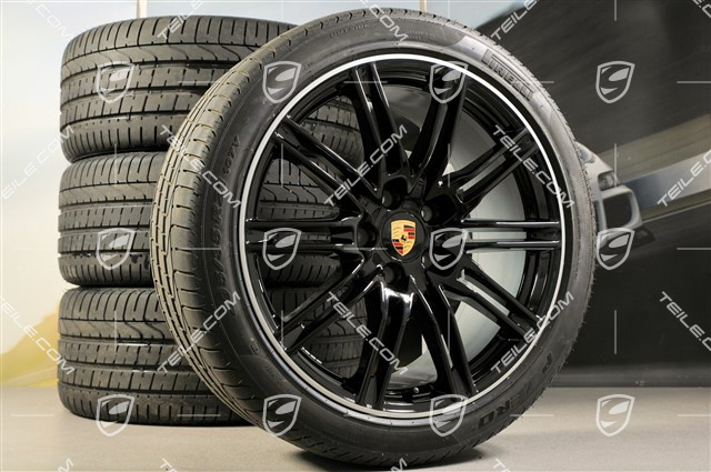 21" Koła letnie SportEdition, czarny połysk, 4x felgi 10J x 21 ET 50 + 4x opony 295/35 R 21 107Y XL, bez czujn.ciśnienia