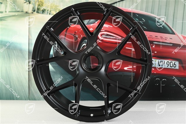 21" GT3 Magnesium Felge, 12J x 21 ET45, schwarz seidenmatt