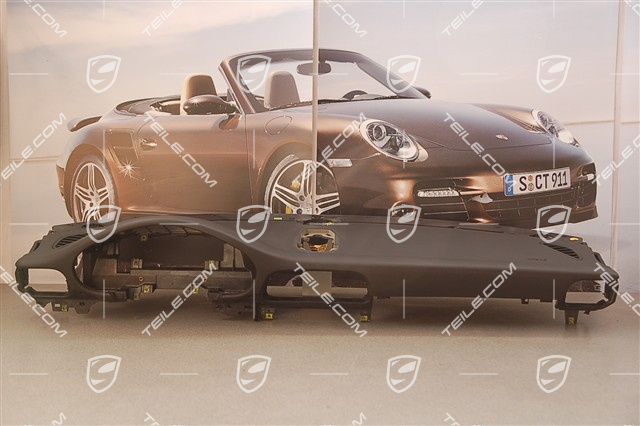 Dashboard, upper part, leatherette, black, Sport Chrono