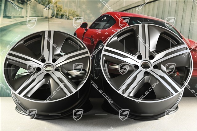 22" felgi Macan Exclusive Design, komplet, 9J x 22 ET29 + 11J x 22 ET47, Turbonit
