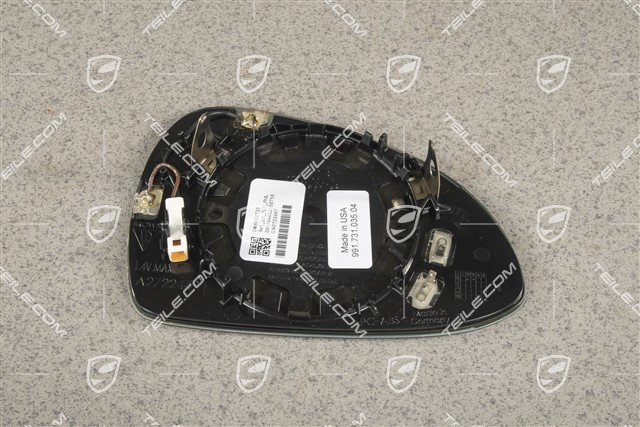 Szkło lusterka, automatycznie ściemniane, pamięć, płaskie, L