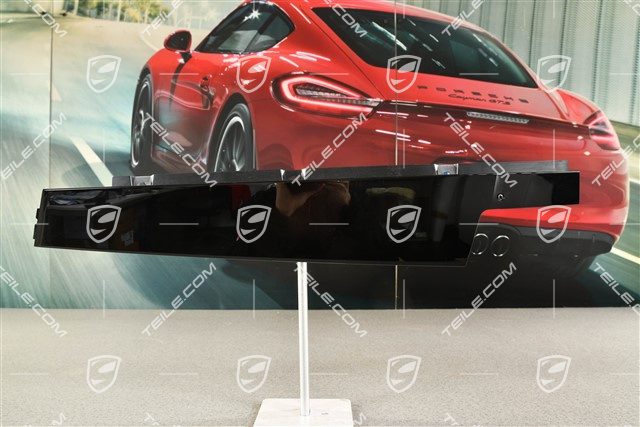 Blenda / osłona słupka B, zewnętrzna, Przednia, czarna, Coupe, R