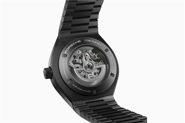 Porsche Design Monobloc Actuator 24-H-Chronotimer All Black, diameter 45,5 mm