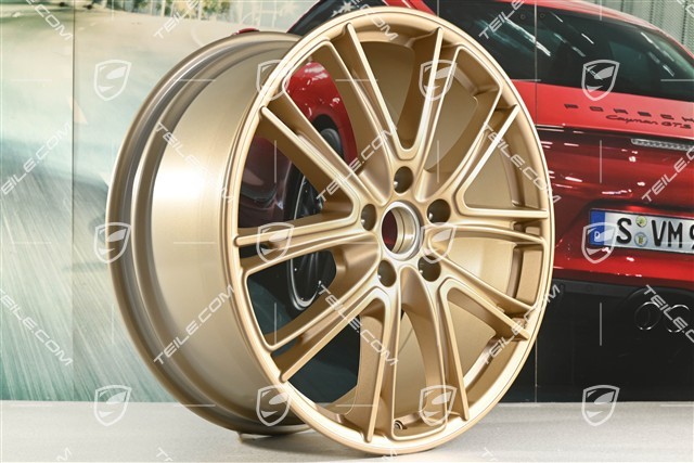 21" Felge Panamera Exclusive, 9,5J x 21 ET71, in Aurum