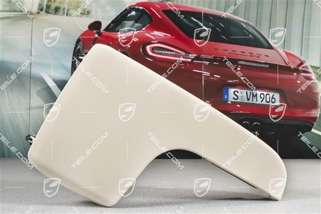 Armlehne, Mittelkonsole, Leder, crema