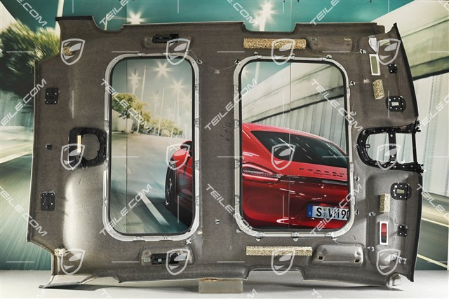 Podsufitka opcja z panoramicznym dachem, Alcantara czarna