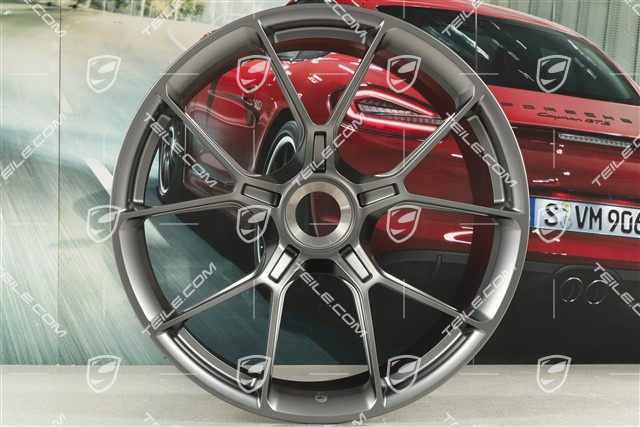 21-inch wheel rim GT3, 12J x 21 ET45, dark silver