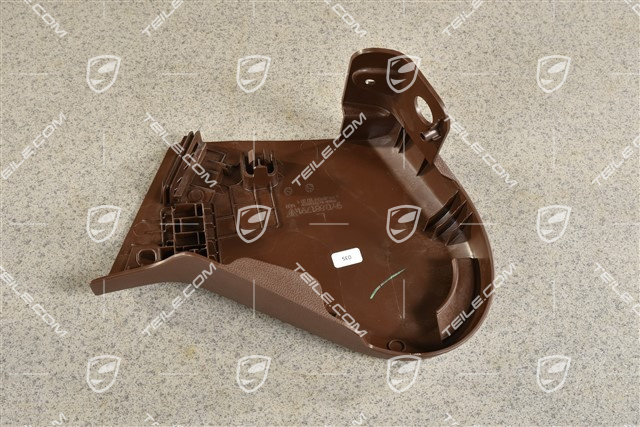 Blenda fotela przedniego, zewnetrzna, Truffle Brown, L