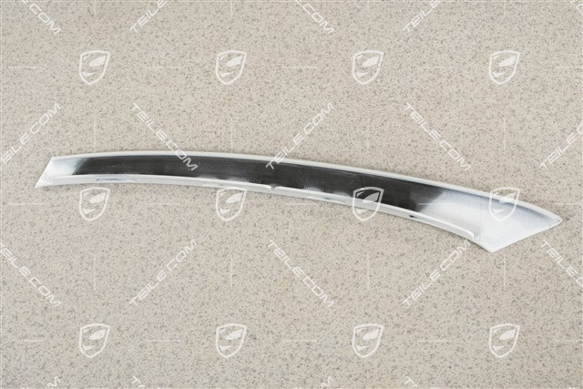 Front bumper disc / trim, lacquered, lower, R