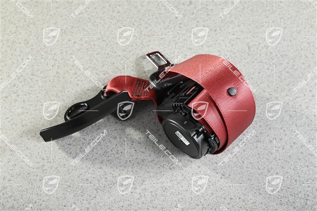 Sicherheitsgurt, Hinten mitte, Bordeauxrot