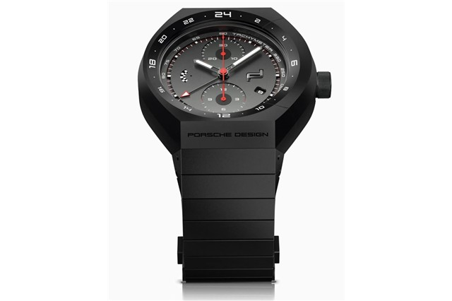 Porsche Design Monobloc Actuator 24-H-Chronotimer All Black, diameter 45,5 mm