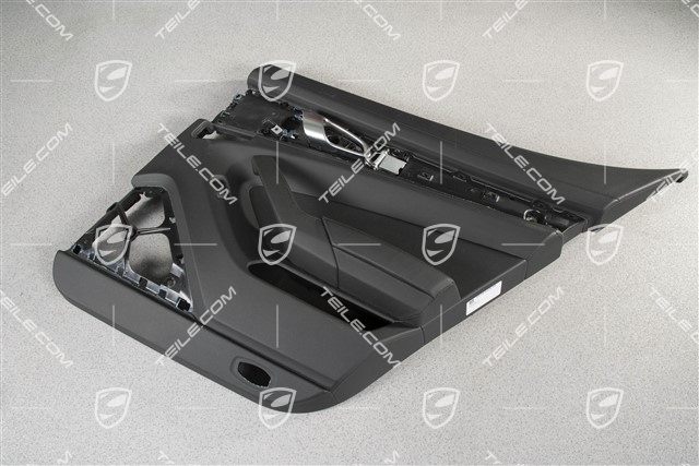 Türverkleidung, Hinten, Kunstleder, Schwarz, R