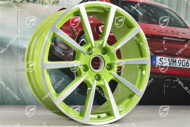 20" Felge Carrera Classic (II), 8,5J x 20 ET49, Lizard green