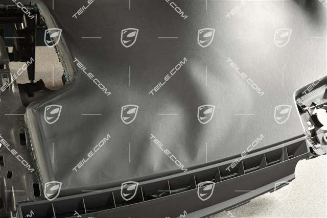 Schalttafel Verkleidung, Leder, schwarz, beschädigt Leder