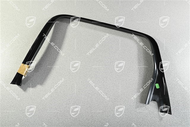 Fensterrahmenverkleidung, Hintertür, Titanschwarz, L