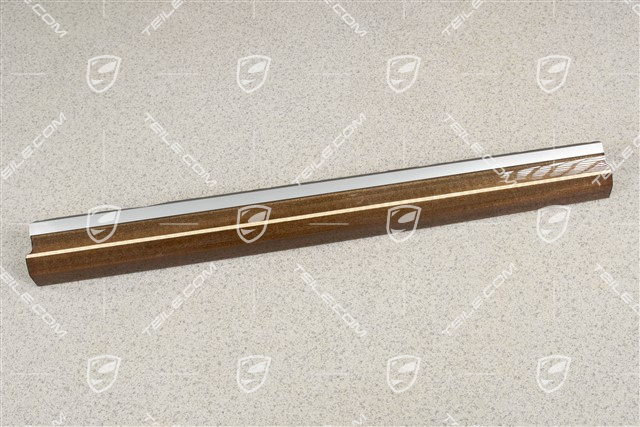 Zierleiste für Schalttafelverkleidung, Beifahrerseite, Yachting/Mahagoni