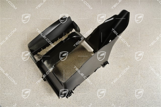 3,0L, Air duct, front, lateral, R