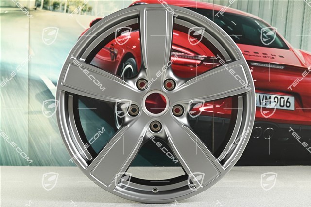 20" Felge Carrera Sport, 8,5J x 20 ET57, platinum seidenmatt