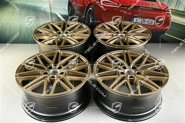 21" Felgensatz Cayenne RS Spyder Design, 11J x 21 ET49 + 9,5J x 21 ET46, neodyme