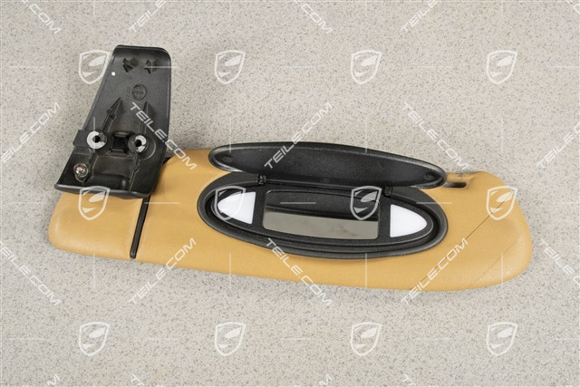 Osłona przeciwsłoneczna, Cabrio, skóropodobna, Savannah beige, L