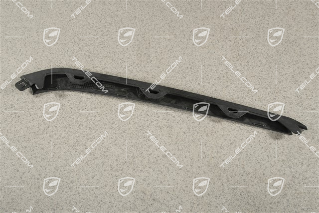 Disc / cover lower for front bumper retaining frame, Black, L