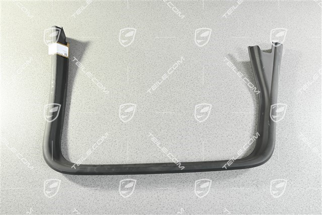 Fensterrahmenverkleidung, Hintertür, Titanschwarz, L