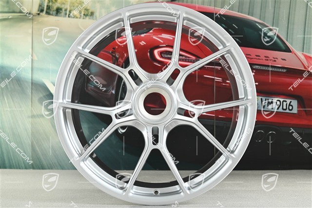 20" GT3 Felge, 9,5J x 20 ET46, silber Metallic