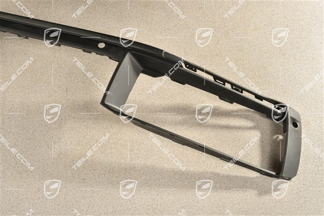 Front bumper Air inlet / duct / guide cover, Black matte, PDC