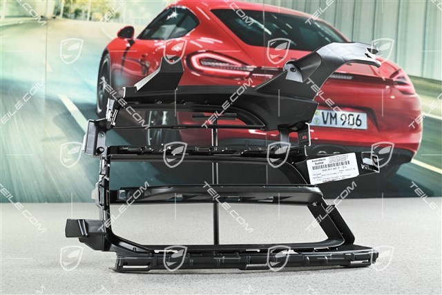 Front bumper, side ventilation grille, Black, L