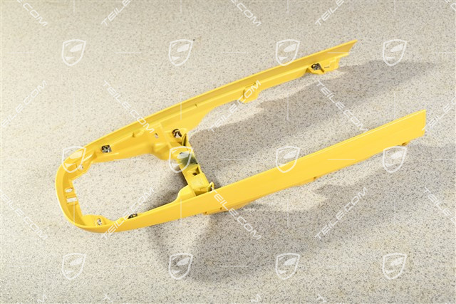 Ramka dekor lewarka zmiany biegów / tunel środkowy, Speed Yellow