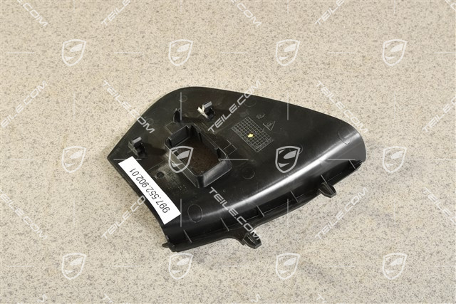 Abdeckung / Blende für Schalttafelverkleidung Untertail, Airbag Abschaltung, Schwarz, R
