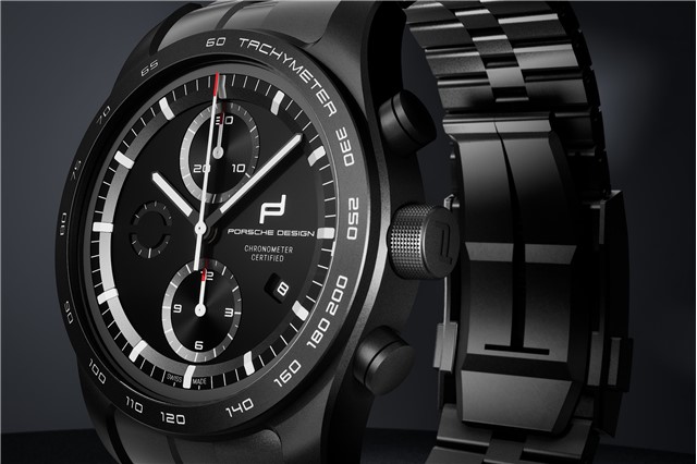 Porsche Design 911 992 Custom-built Chronograph, black titanium, caliber WERK 01.100
