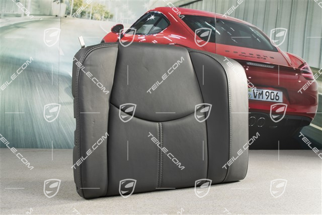 Oparcie tylne, Cabrio, Skóra, Czarne, R