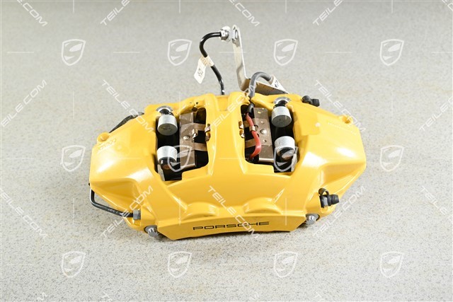 PCCB fixed calliper, Rear axle, Yellow, Turbo, L