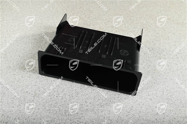 Centre console shelf, satin black instead of radio