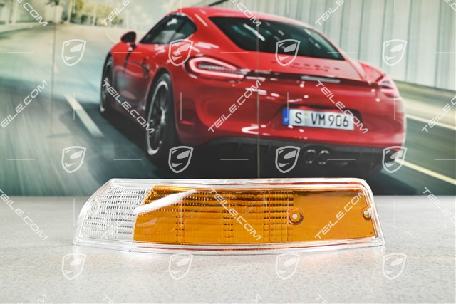 Lichtscheibe für Blinkleuchte, Rand Aluminium, JP Group / Danks, L