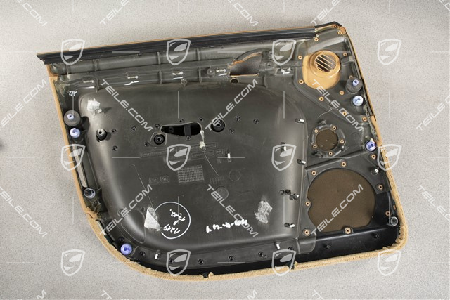 Tapicerka drzwi, przednia, skóra, beżowa Havanna/Sandbeige, R