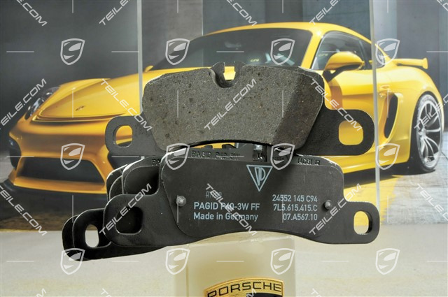 PCCB brake pads, repair set, L+R PCCB brake pads, repair set, L+R