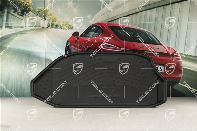 Kofferraumwanne, PORSCHE Schriftzug