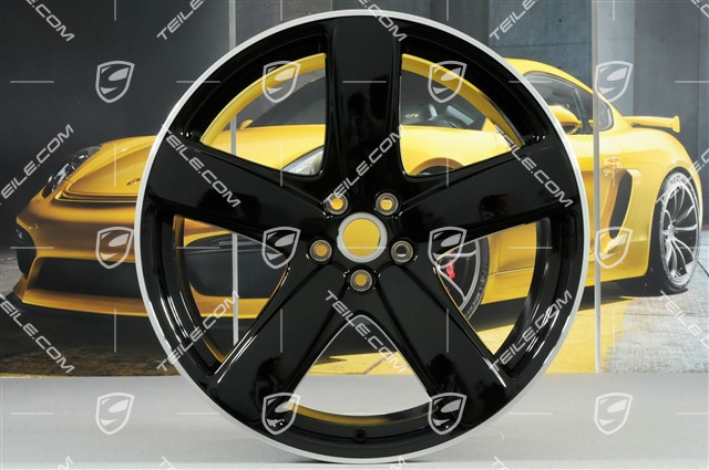 21" komplet felg Sport Classic, 9J x 21 ET26 + 10J x 21 ET19, czarne
