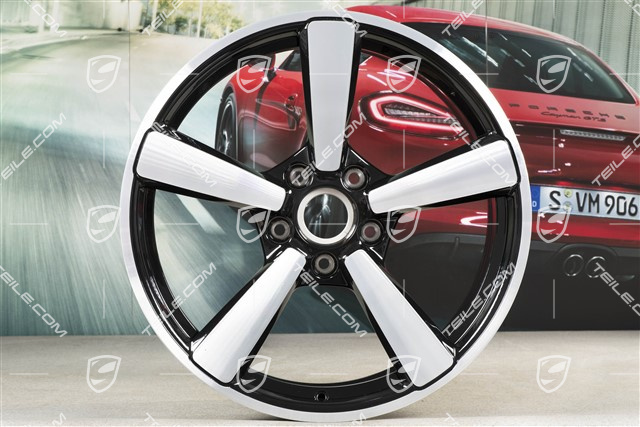 20-inch Carrera Exclusive wheel rim, 8,5J x 20 ET53, black high gloss