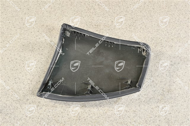 Centre console trim, top, leatherette, Metropole blue, R