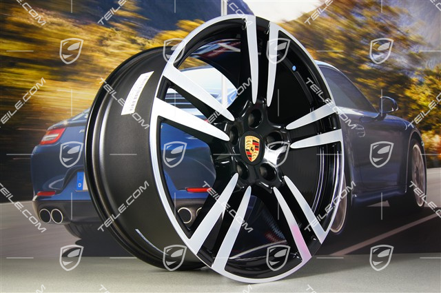 21" felga Turbo II, 10J x 21 ET50, czarny wysoki połysk