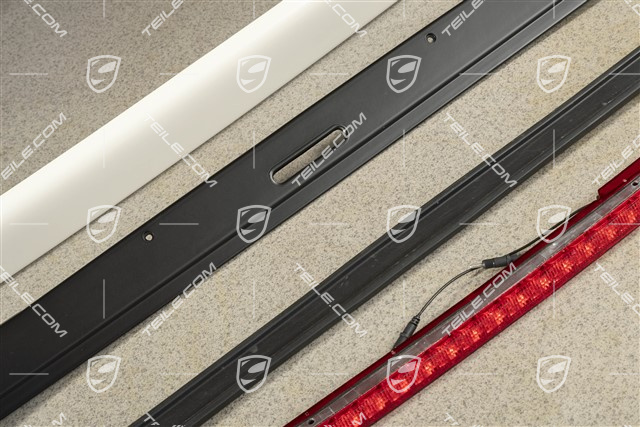 Dachblende (Spoiler), für Coupé, mit Bremsleuchte, komplett