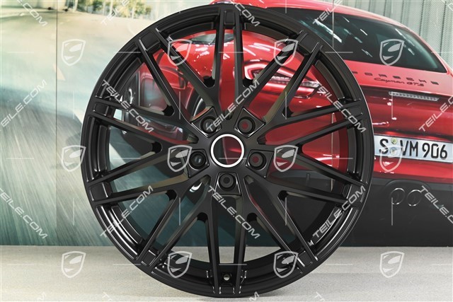 22" felga Macan RS Spyder Design, 11J x 22 ET47, czarny satynowy półmat