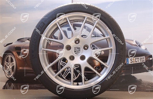 20" RS Spyder Design Sommerräder Satz, Felgen 9,5J x 20 ET65 + 11J x 20 ET68 + Reifen 255/40 ZR20 + 295/35 ZR20, Michelin