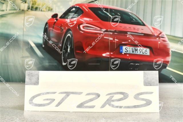 Logo "GT2RS", black mat