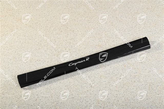 Blende / Zierleiste, Mitte, Schwarz Cayman R