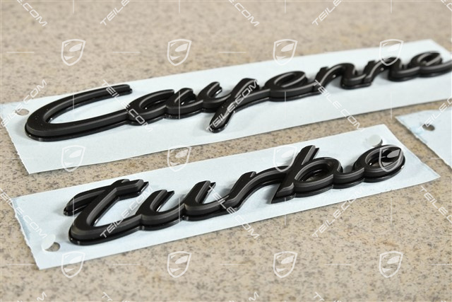 Badge / Emblem CAYENNE Black matte